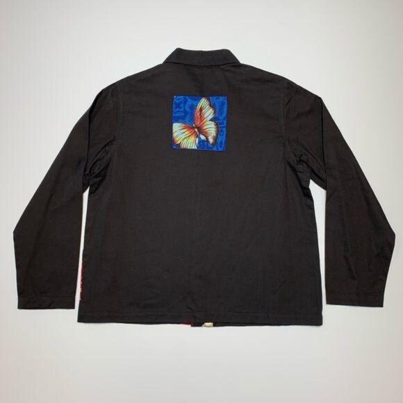 Funky Fabulous Ribbons & Patches Button Up Top - Picture 5 of 8